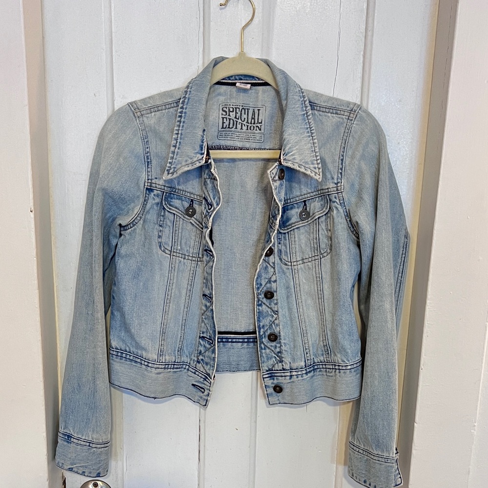 Old Navy special edition jean jacket, size s